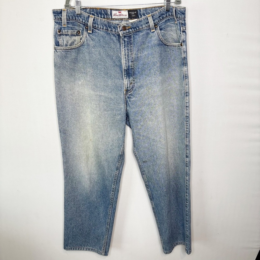 Vintage Levi Strauss Signature 530 Regular Fit Light Wash Ankle Jeans 40x28